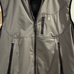Men's Charcoal Softshell Vest